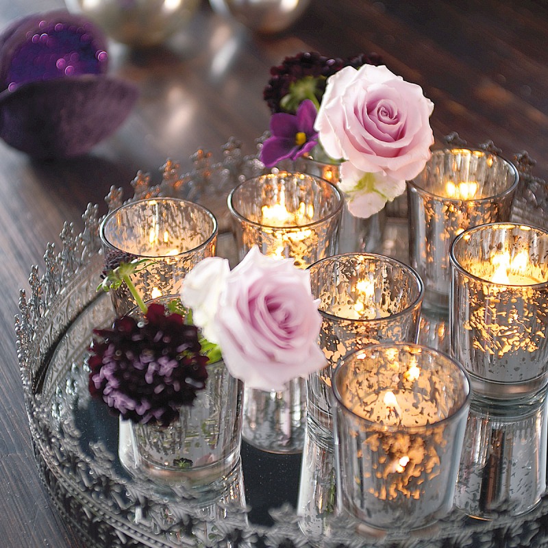 Tischdekoration mit Rosen - Planungswelten