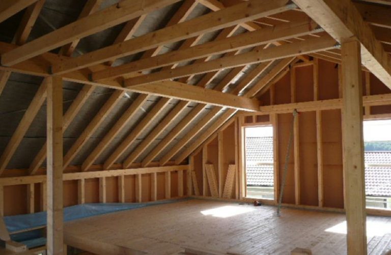 Konstruktionsprinzip eines Pfettendach - Planungswelten