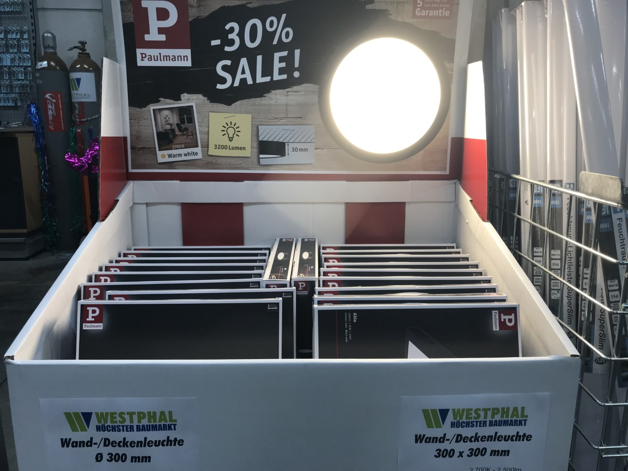 Wand-/Deckenleuchte LED rund