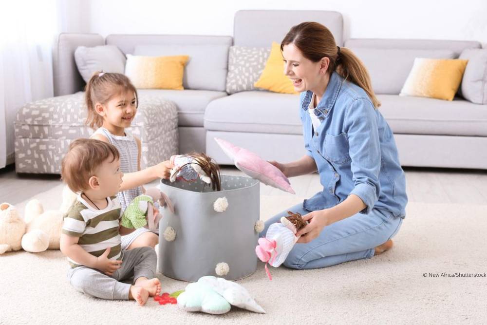 Aufräumen mit Kindern - Die Eltern leben es vor - Planungswelten