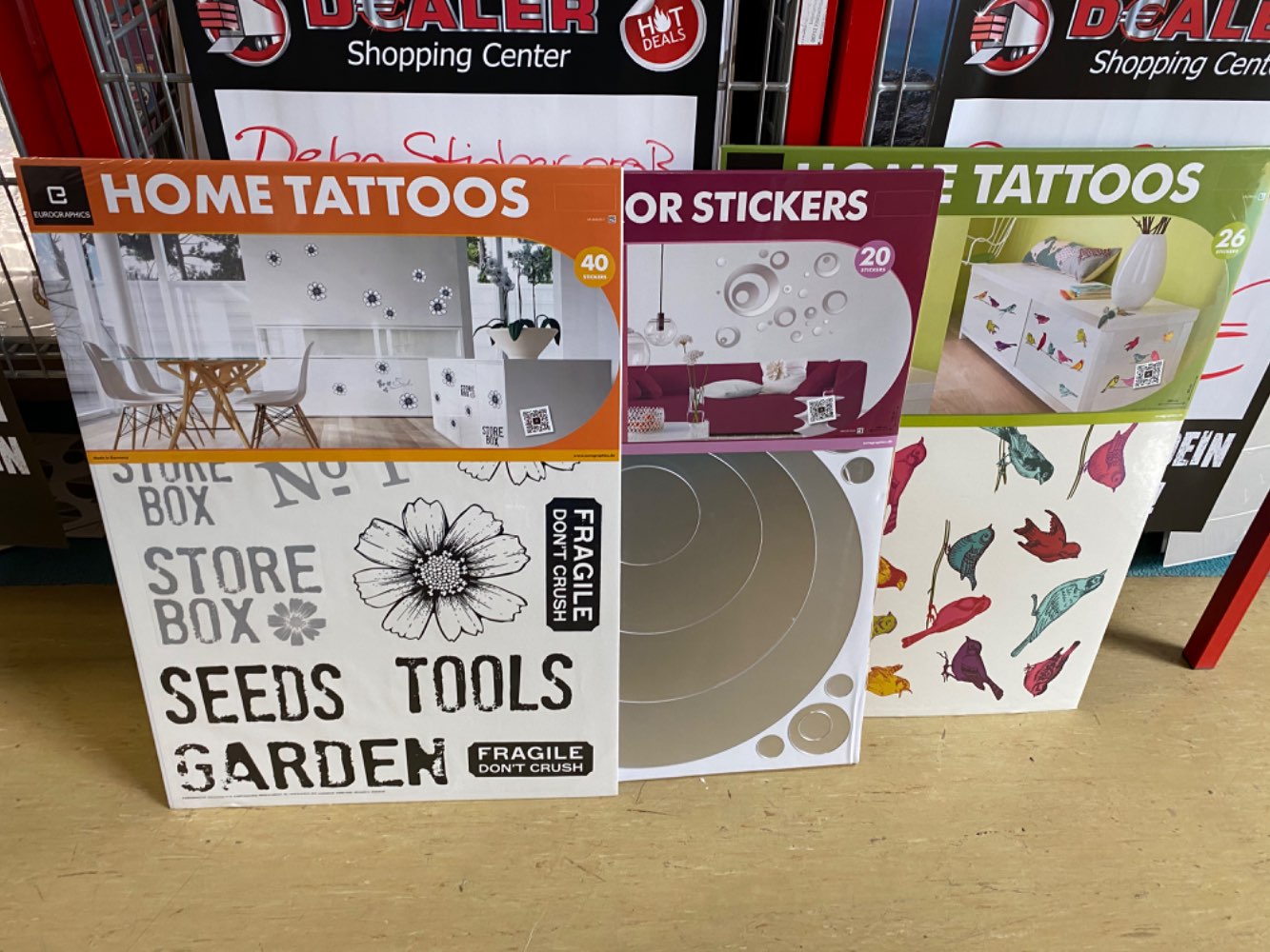 Deco Sticker / Aufkleber verschiedene Motive für je 4,99€