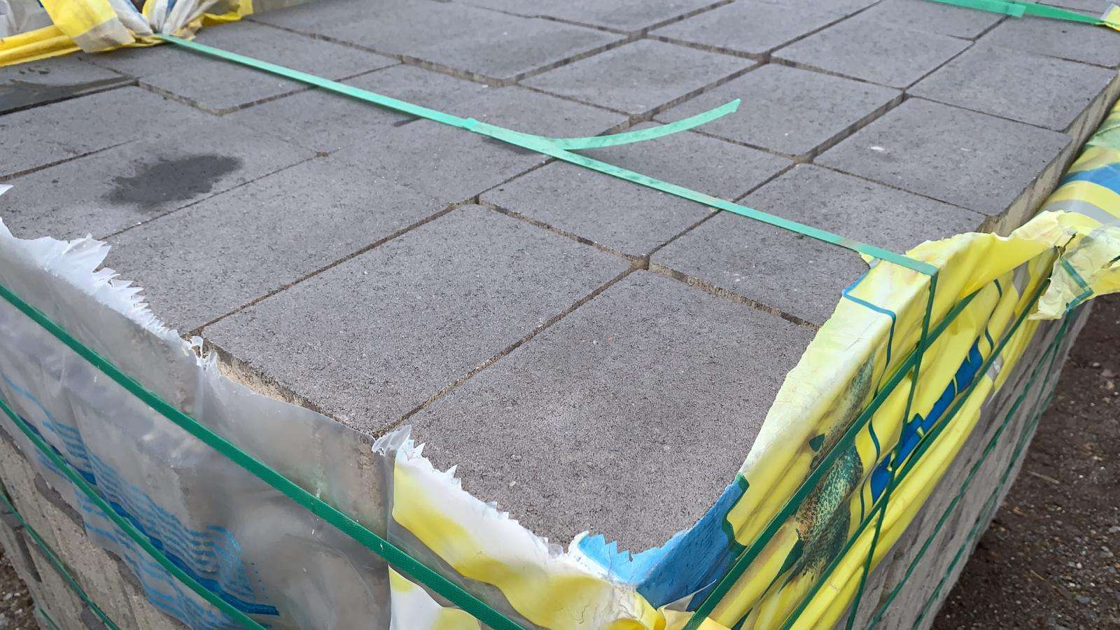 Germania Linear Pflaster 21x14x8 cm anthrazit (2.Wahl)