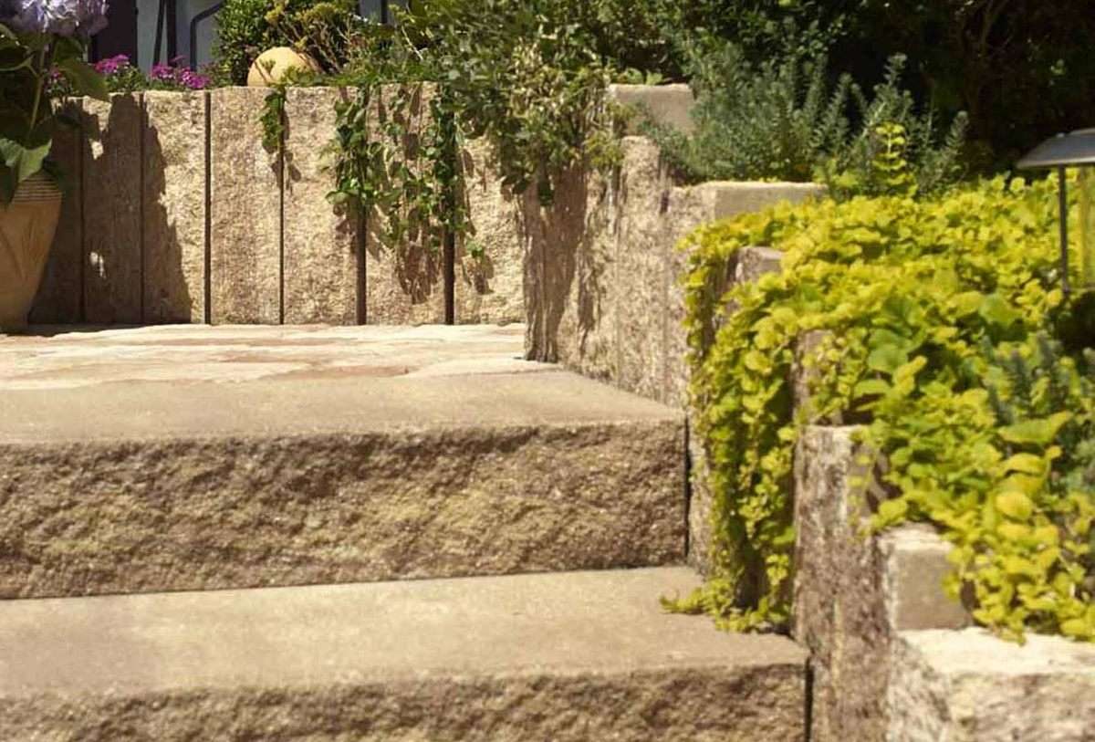 Via Leano Palisaden 15x14x40 cm Sandstein (Restposten)