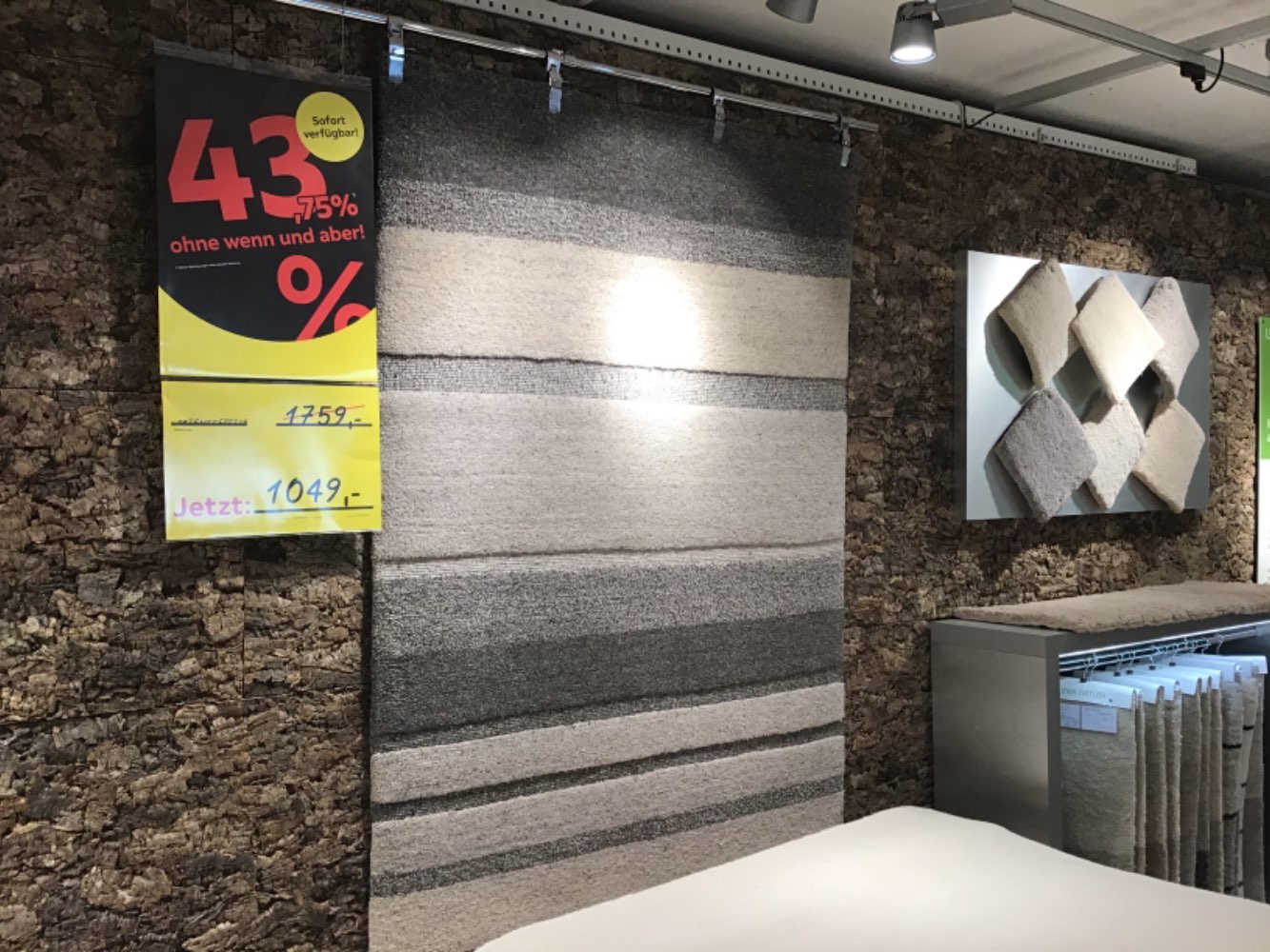 Möbel, moderner Orientteppich, Schurwolle