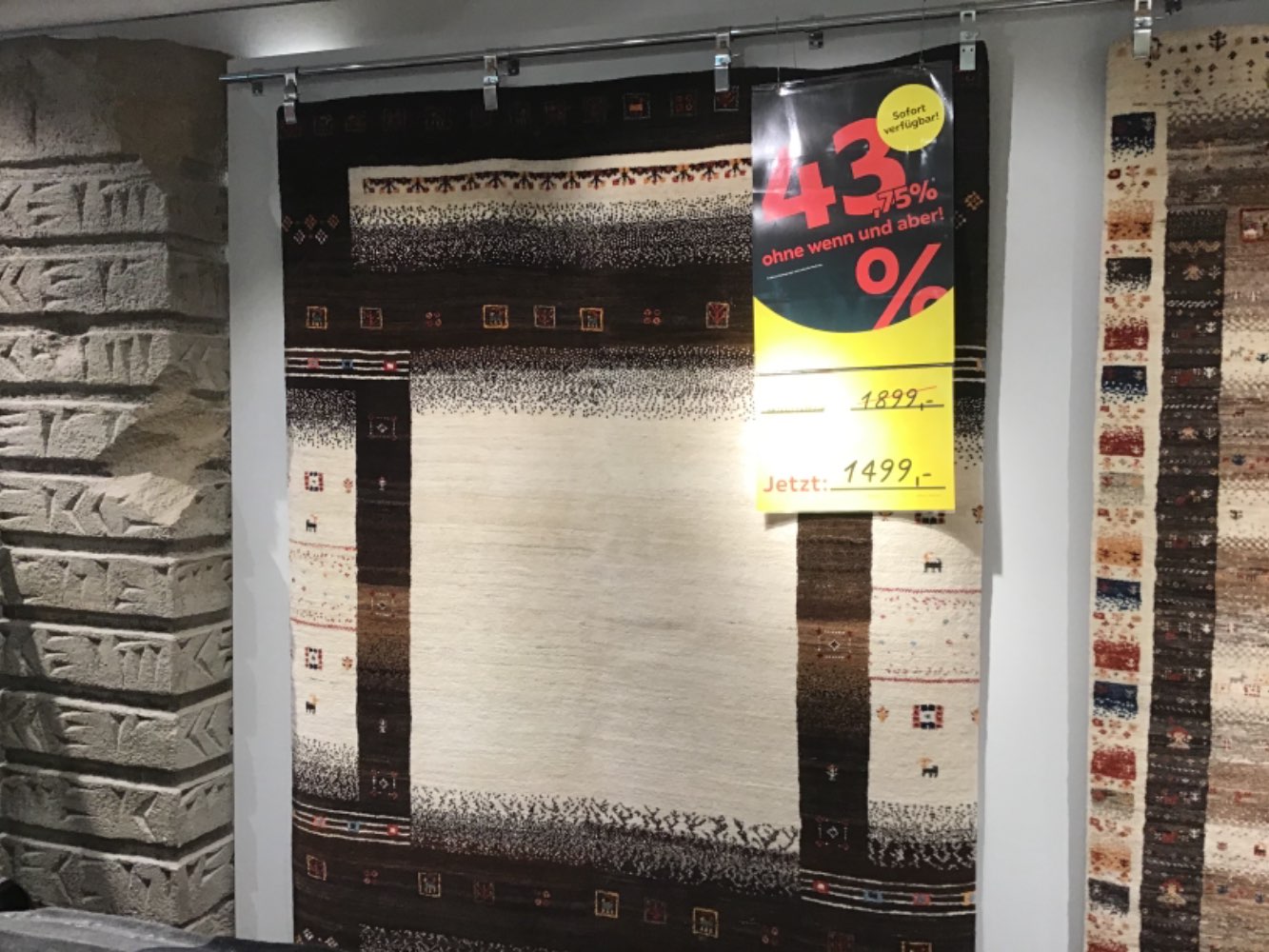 Orientteppich, Bunt, Wolle