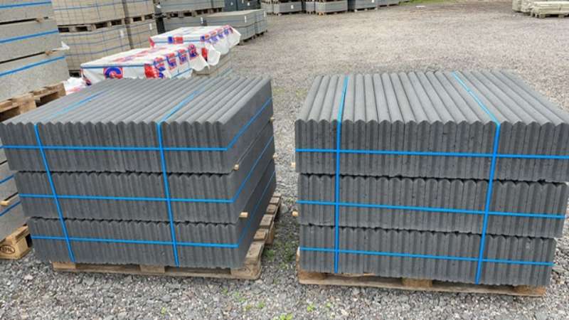 JASTO Randsteine 5x25x100 cm anthrazit (2.Wahl)