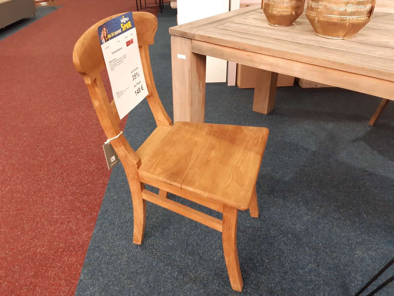 Stuhl Massiv Teakholz statt 228€