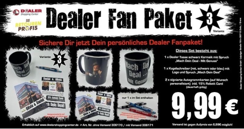 Fanpaket 3 Dealer Shopping Center Die Retourenprofis