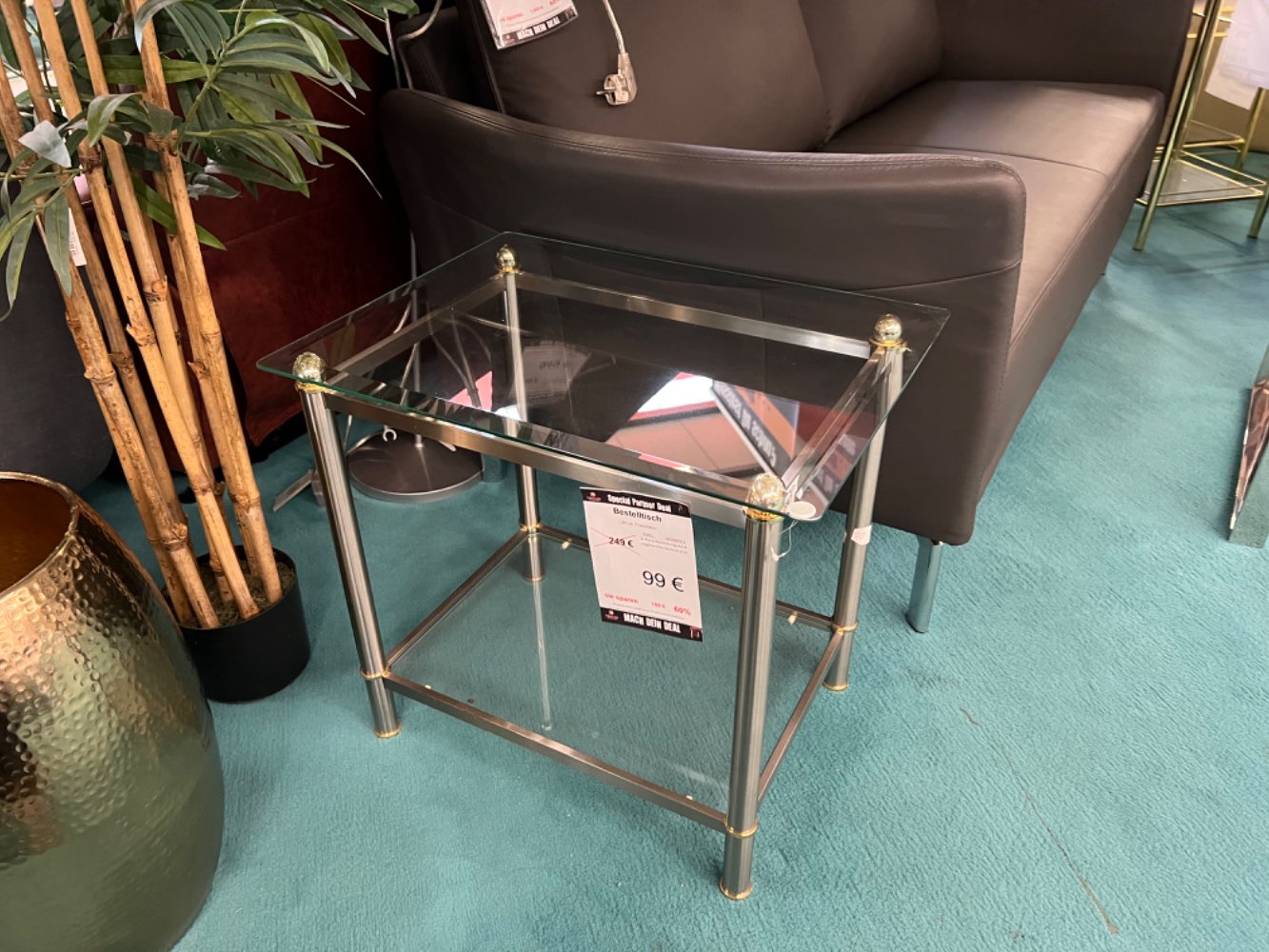 Beistelltisch Glas / Tisch statt 249,-€