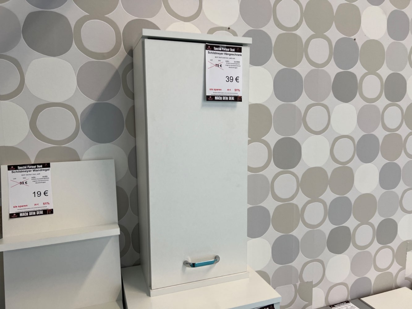 Schildmeyer Hängeschrank weiß / Badschrank / Badmöbel statt 79,-€