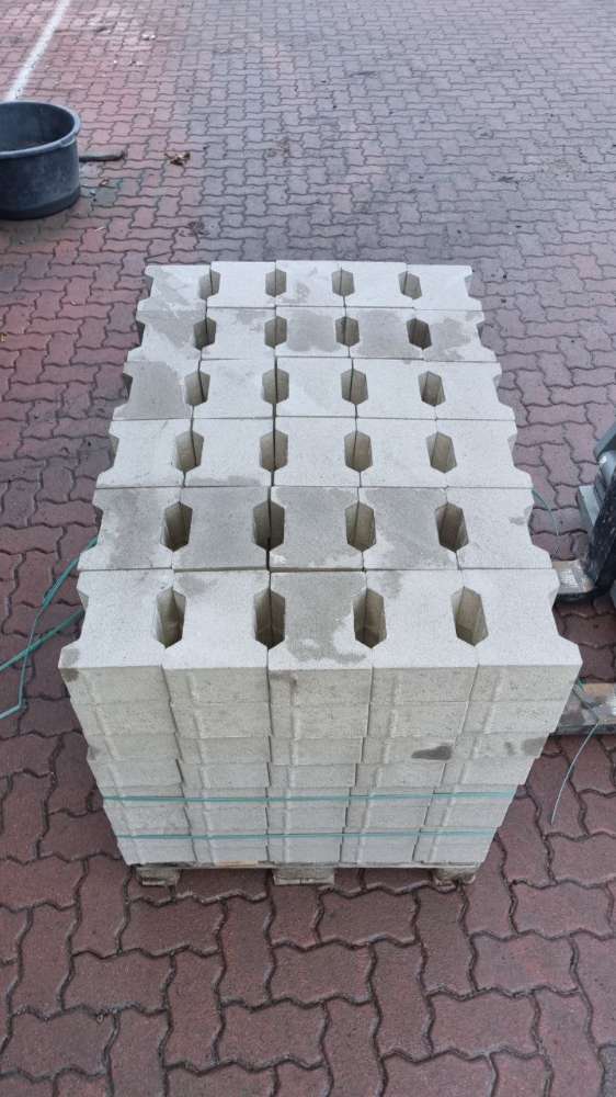 KANN Doppel-T Pflaster 10 cm grau ungefast (Restposten)