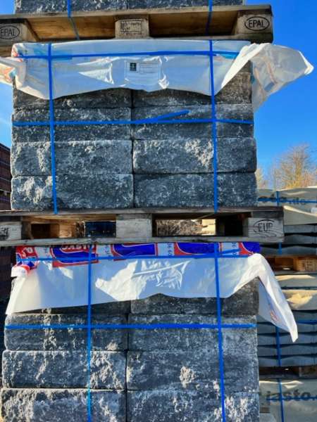 JASTO Rustikalmauer 50x18x14 cm anthrazit nuanciert (2.Wahl)