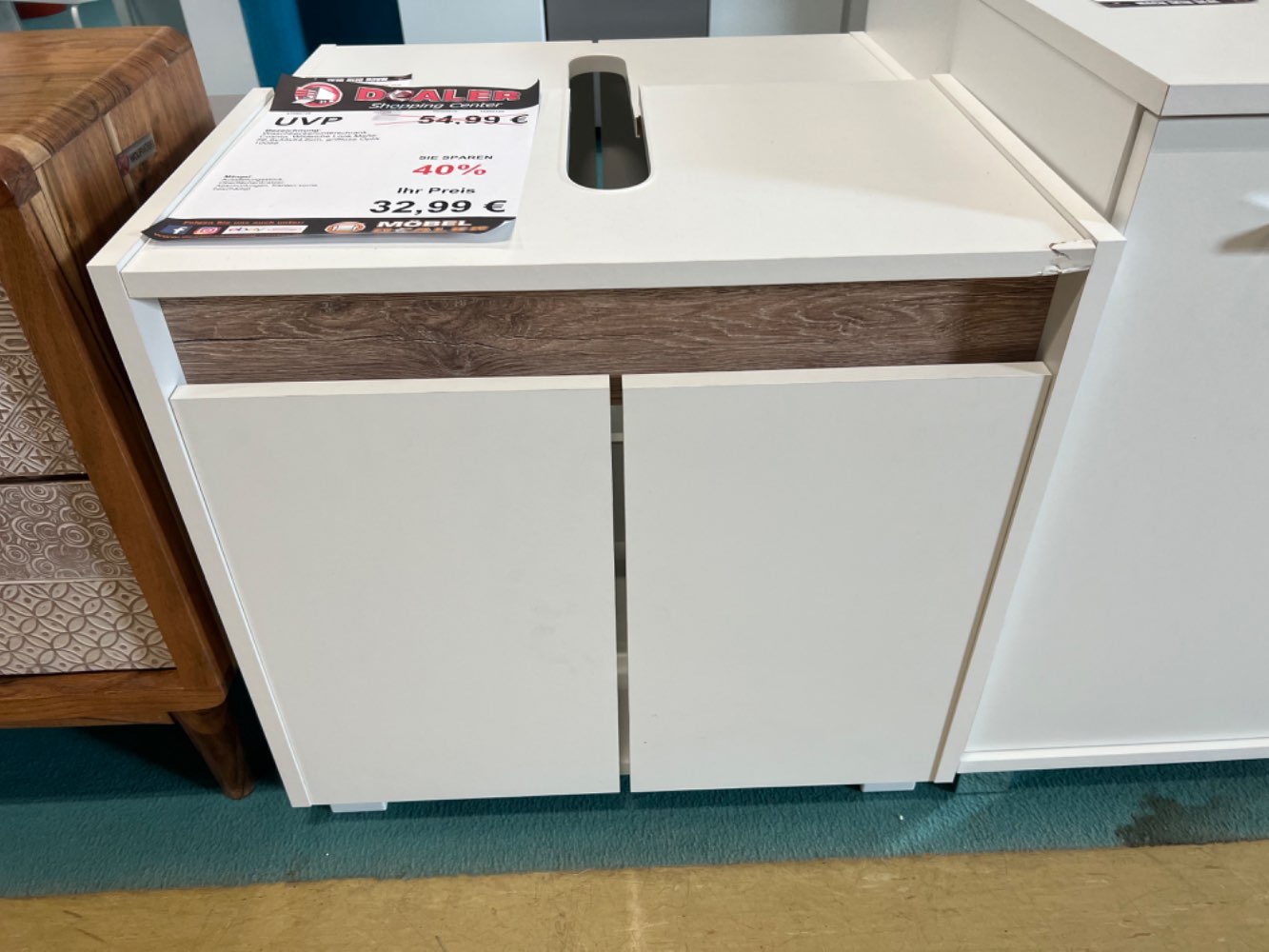 Waschtischunterschrank cosmo wildeiche / Unterschrank bad