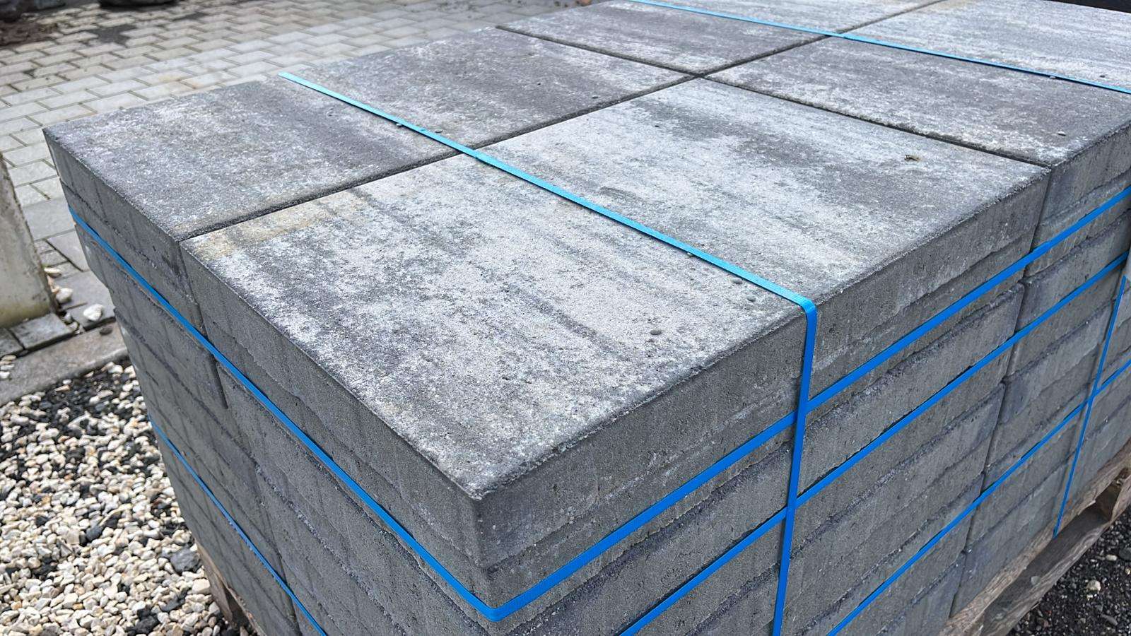 Trendline Platten 60x40x5 cm anthrazit weiß nuanciert