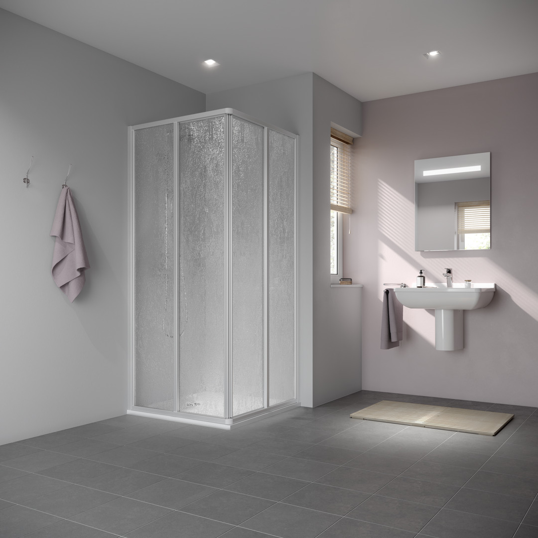 DIANA  Eckeinstieg-Halbteil 2-teilig Gleittür