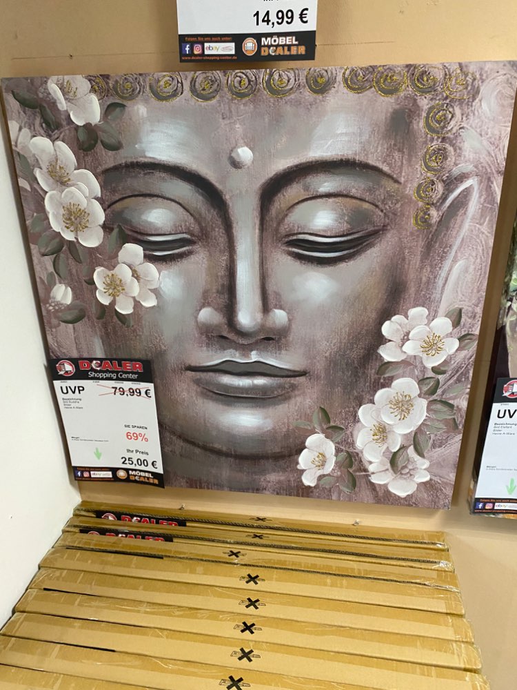 Bild / Keilrahmenbild / Buddha statt 79,99€