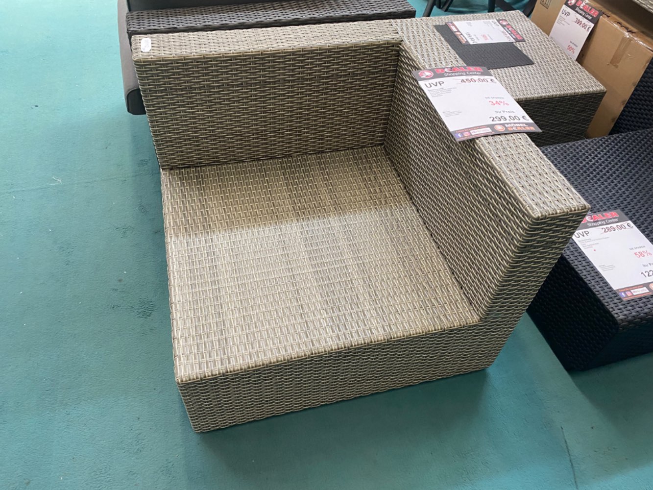 Best Gartenmöbel / Eckteil / Sitzelement statt 450€