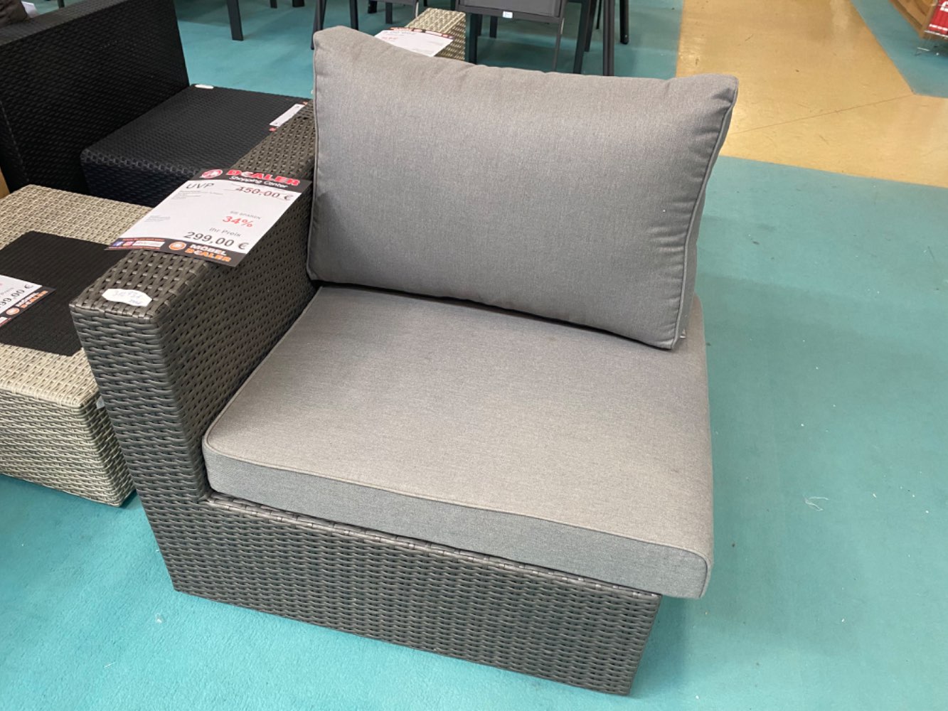 Best Gartenmöbel / Eckteil / Sitzelement mit Auflage statt 450€