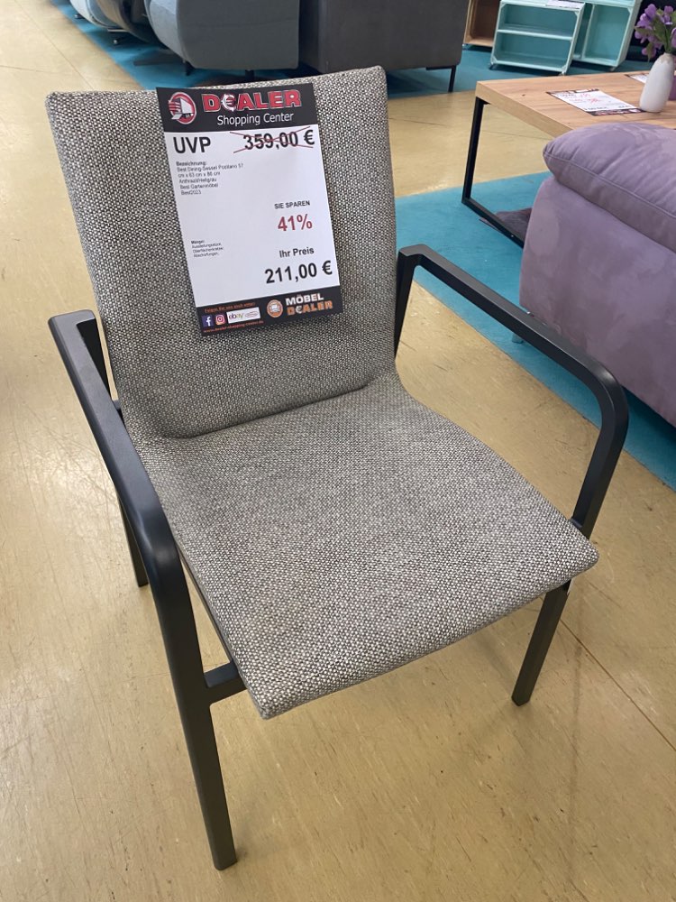 SSV Diningsessel Positano Gartenstuhl statt 359,-€