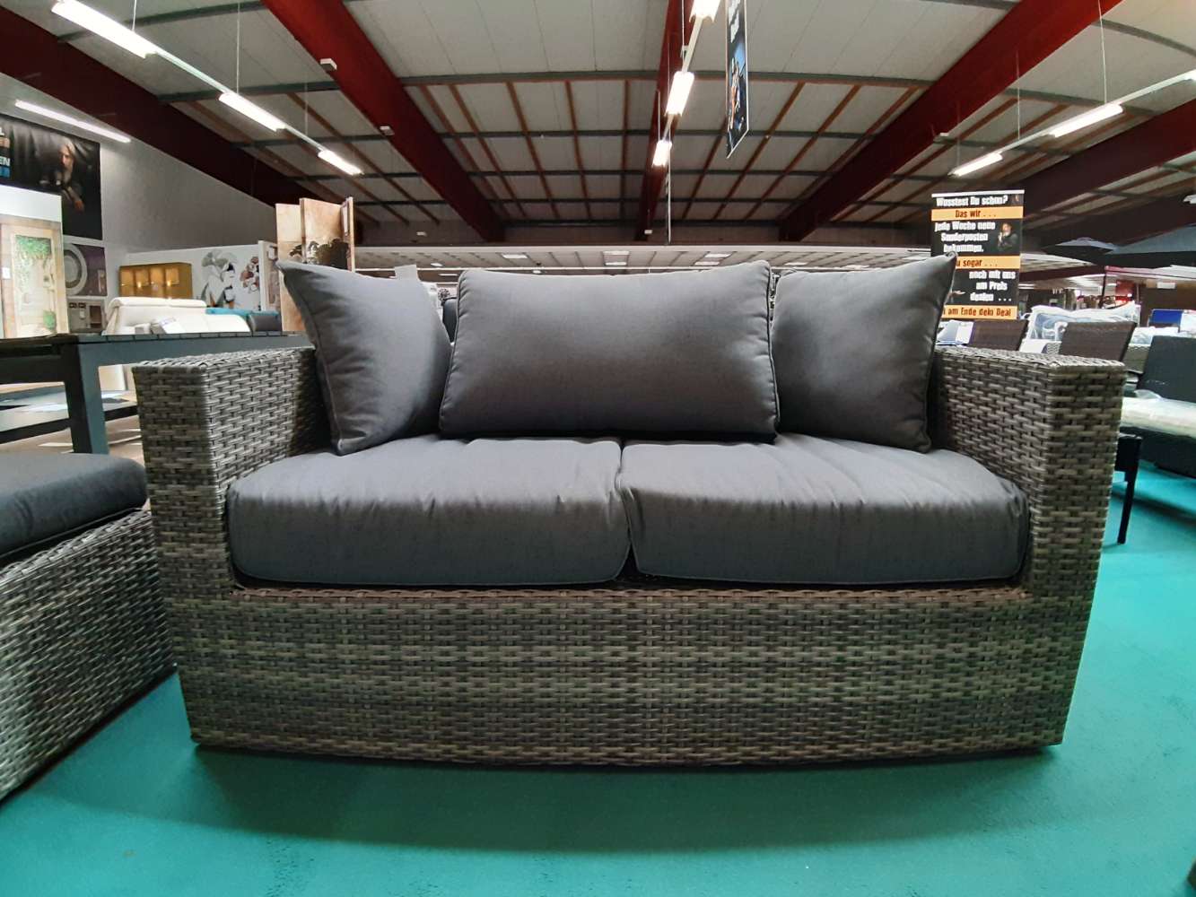 SSV Best Lounge Bank Rattan Sofa / Gartensofa statt 999€