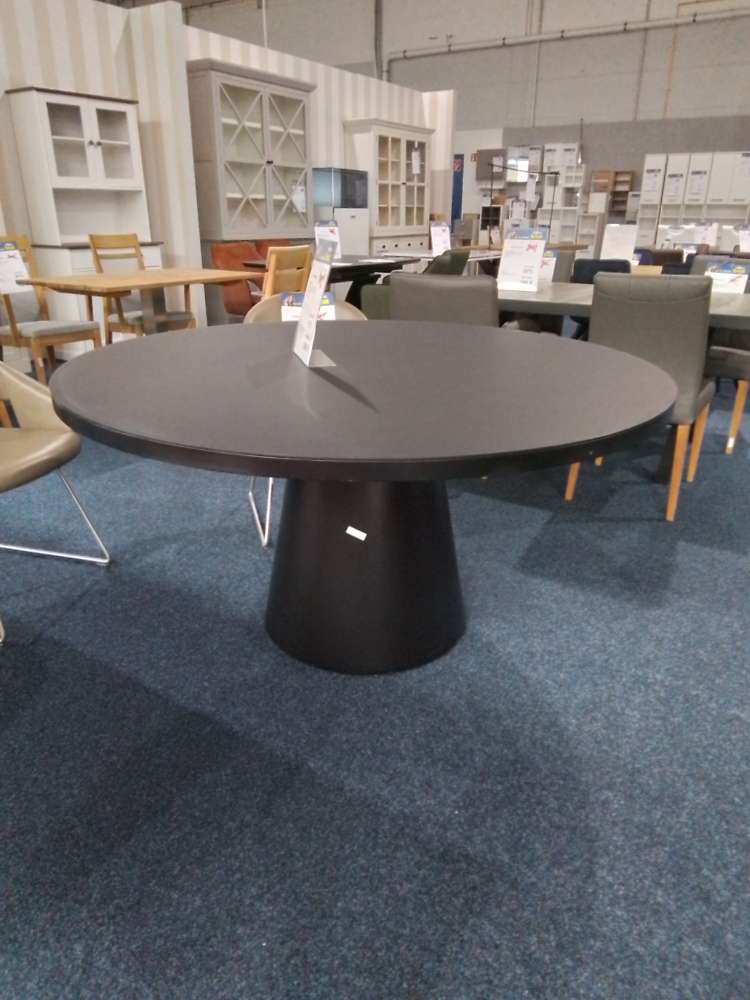 Säulentisch, Sandglas schwarz,  rund 150 H 76cm, statt 1099€