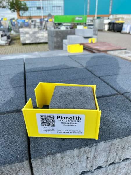 Planolith Pflaster 32x16x10,8 cm basananthrazit  (Restposten)