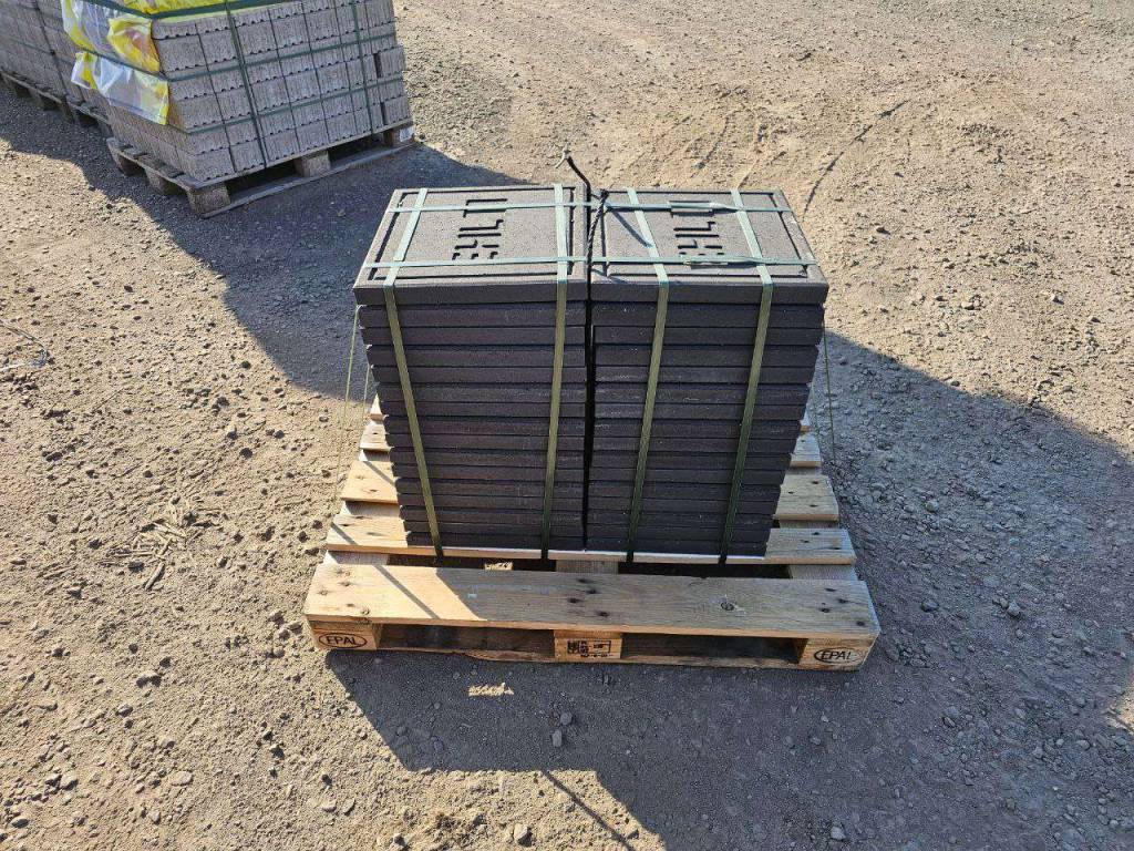 Pfeilerabdeckplatte Flach 40x40x4 cm anthrazit (2.Wahl)
