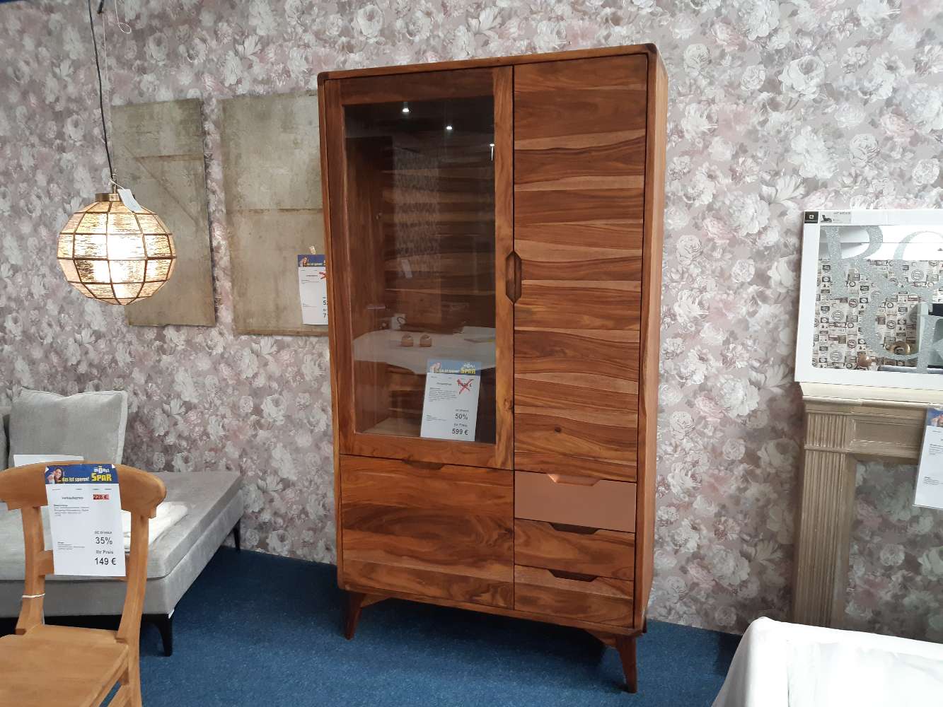 Virtine aus Sheesham, statt 1199,-€