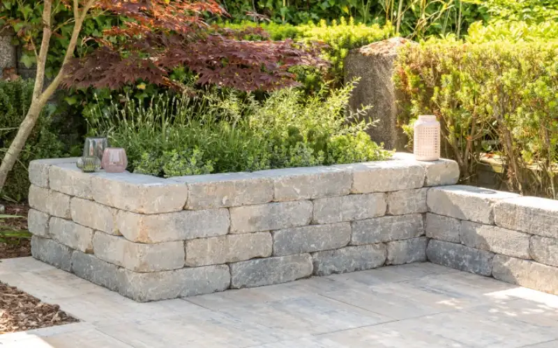 Medio Antikmauer Basalt 30x20x10 cm Muschelkalk (1.Wahl)