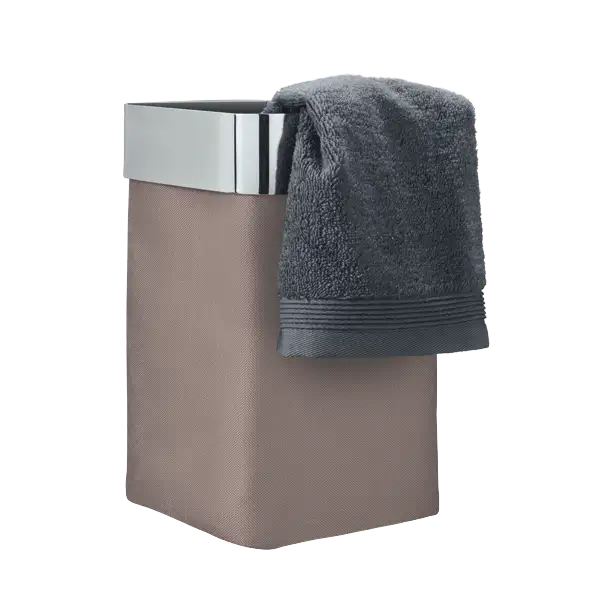 Blomus Gästehandtuchkorb -NEXIO- poliert Taupe