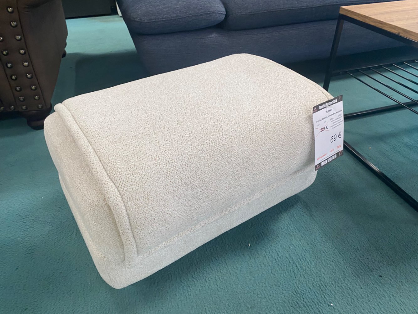 Hocker / Anstellhocker Creme statt 229€