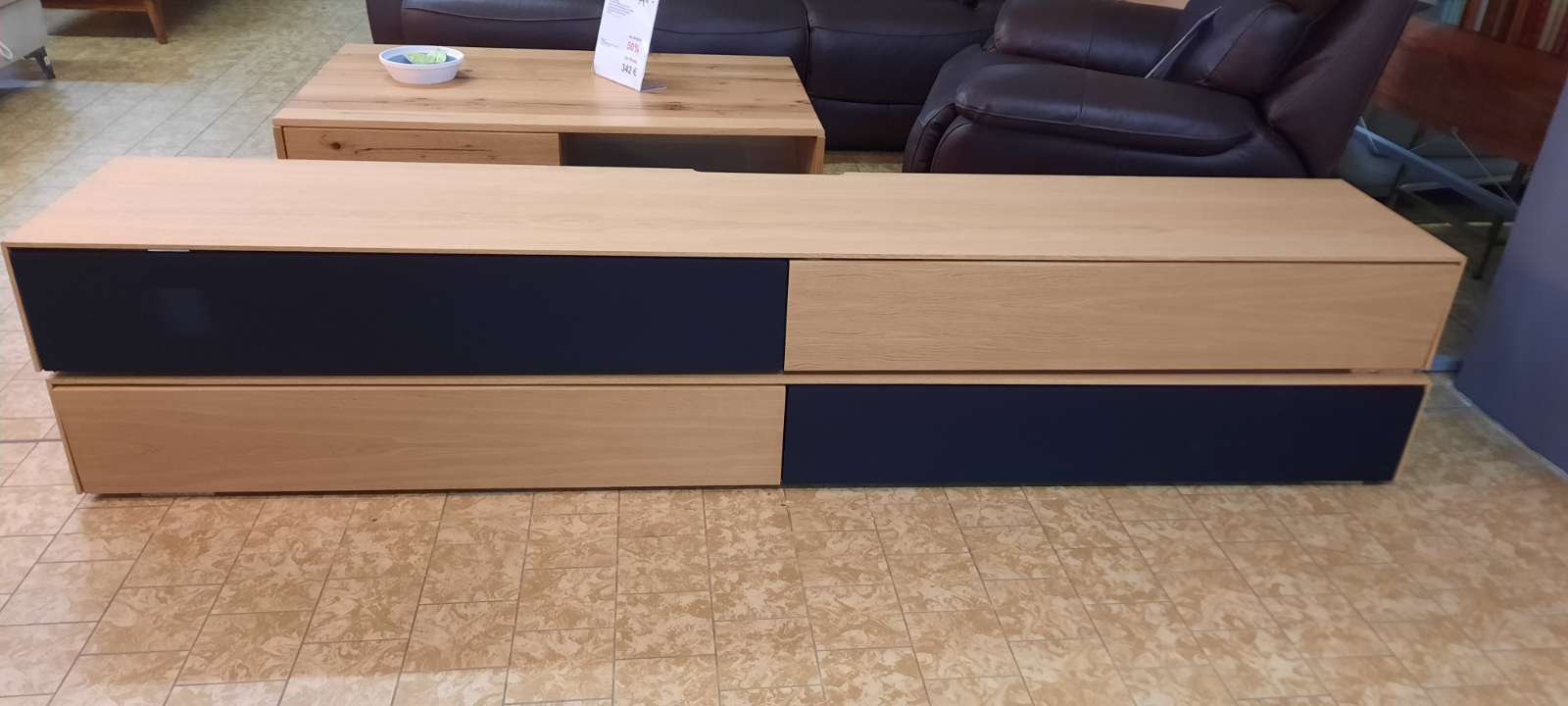 Lowboard, 2er-Set Hänge- Lowboard mit Soundstoff, statt 1898€