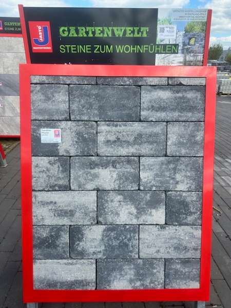 Old Kerben 40x20x8 cm anthrazit weiß (Sonderserie)