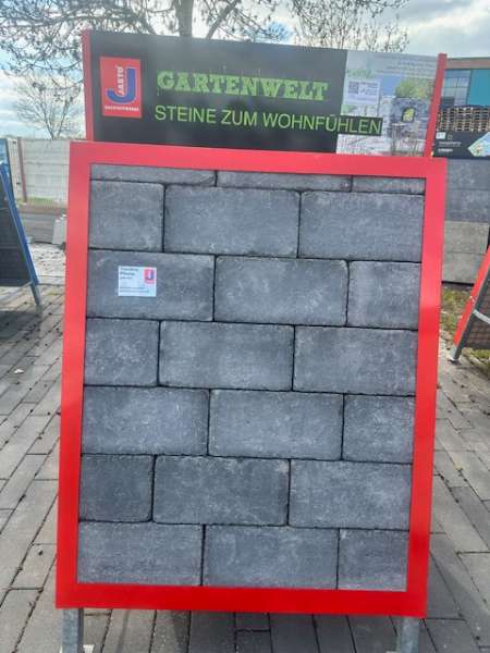 Old Kerben 40x20x8 cm anthrazit nuanciert (Sonderserie)