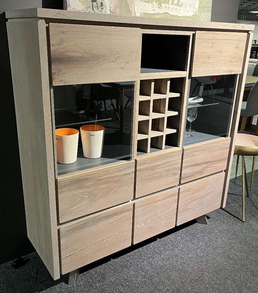 Highboard vintage grey