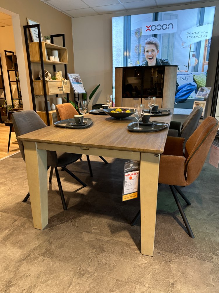 Esstisch le Port ausziehbar Holzoptik teilmassiv