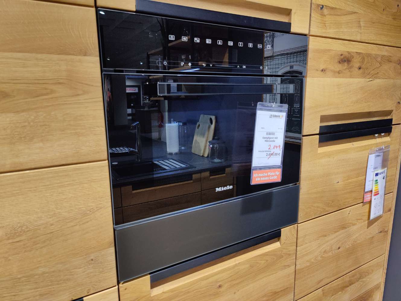 Dampfgarer mit MiKrowelle – MIELE – Ausstellungsstück