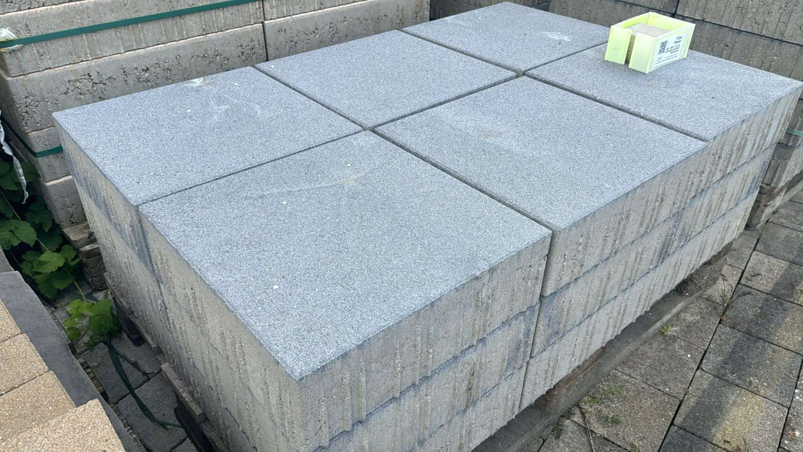 Vios 40x40x12 cm dunkelgrau feingestrahlt ( Restposten )