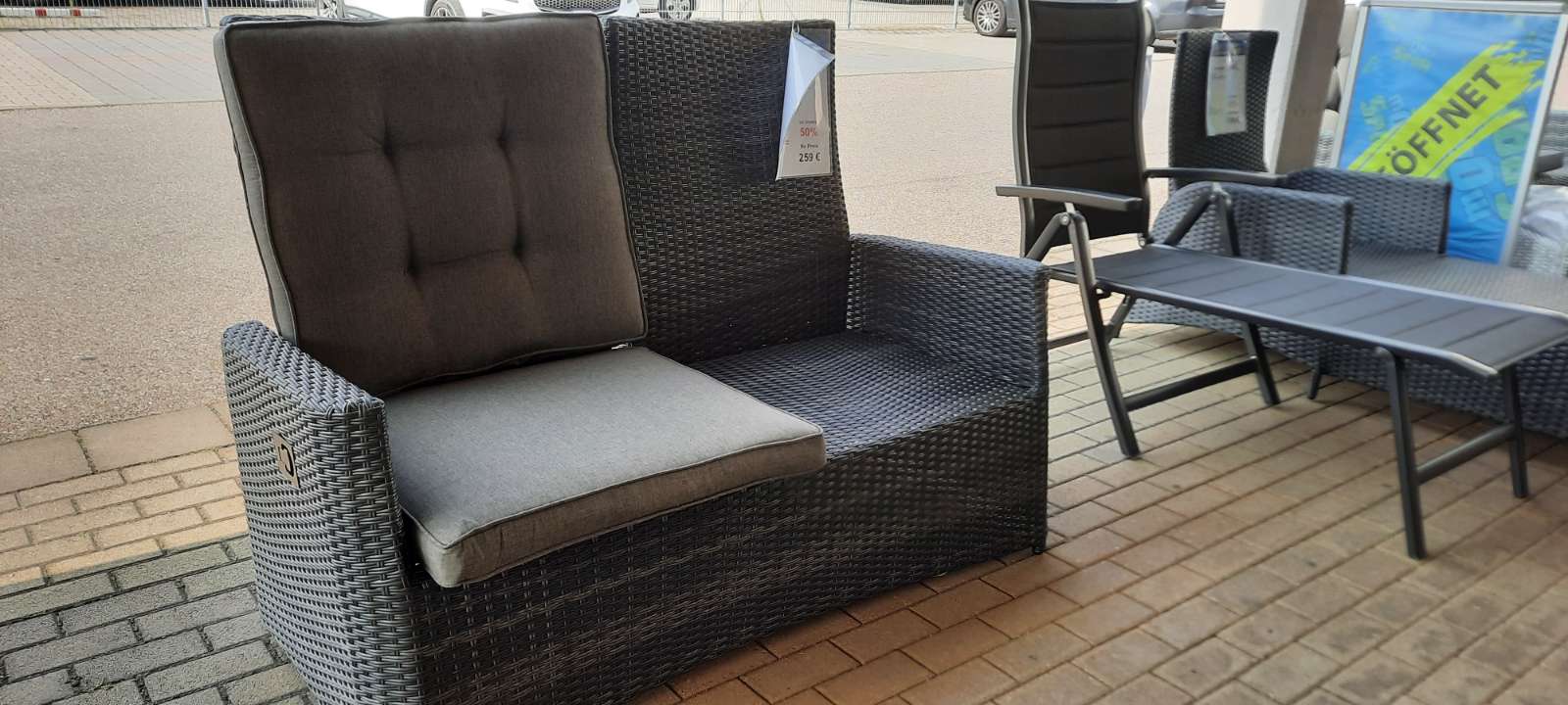 Loungesofa braun ,1x Auflage,259€