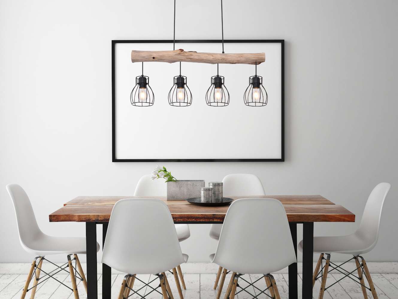 ⚡️Retoure⚡️ Globo 4-flg Pendelleuchte