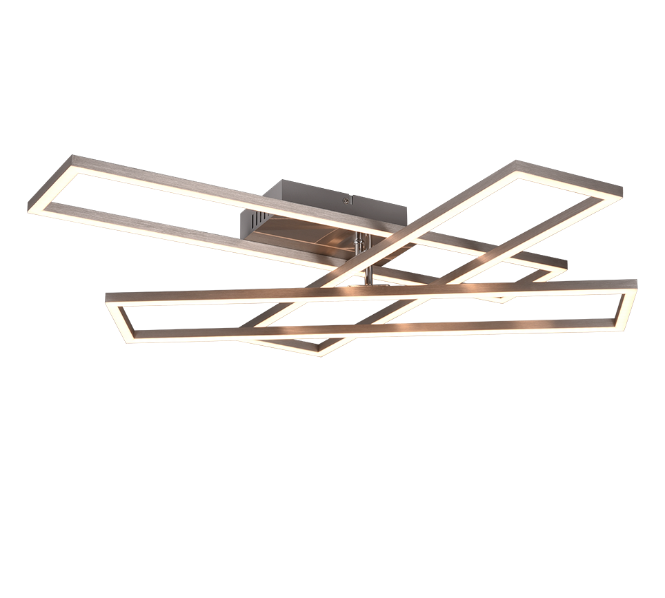 ⚡️Retoure⚡️ LED Deckenleuchte Nickelfarben