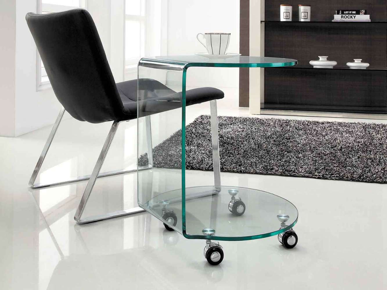 MONDO Glas-Beistelltisch