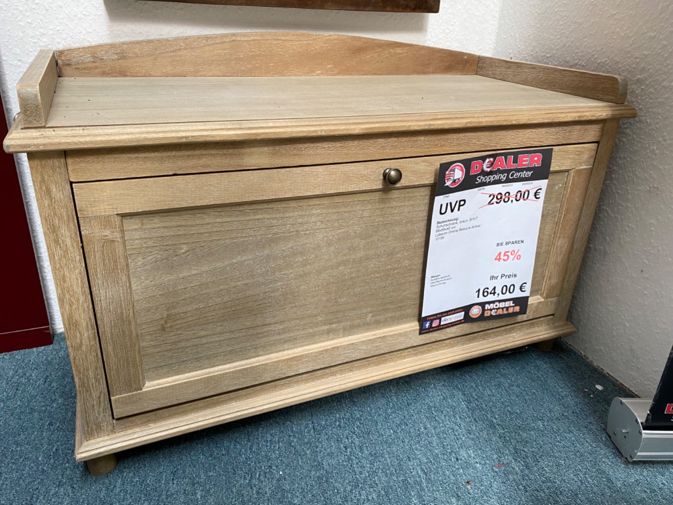 Schuhschrank braun statt 298€