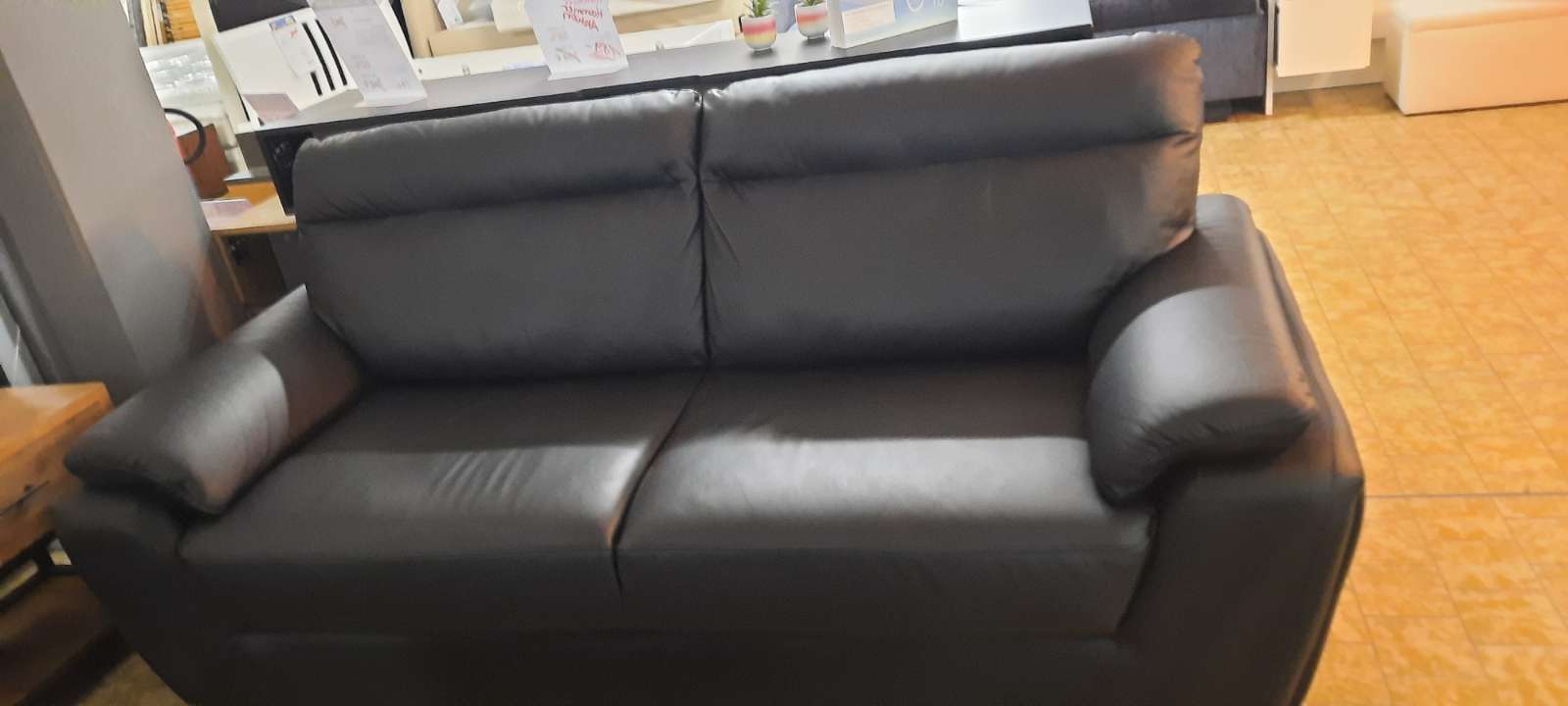 Sofa 3-sitzig  Teilleder statt 2099€