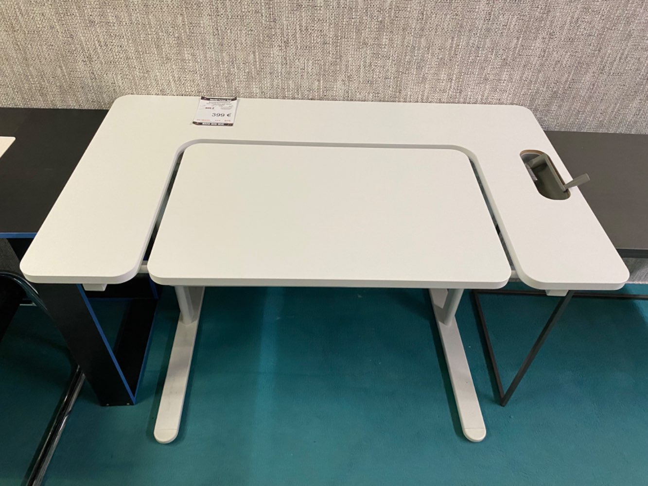 Schülerschreibtisch weiß manuell höhenverstellbar statt 809€