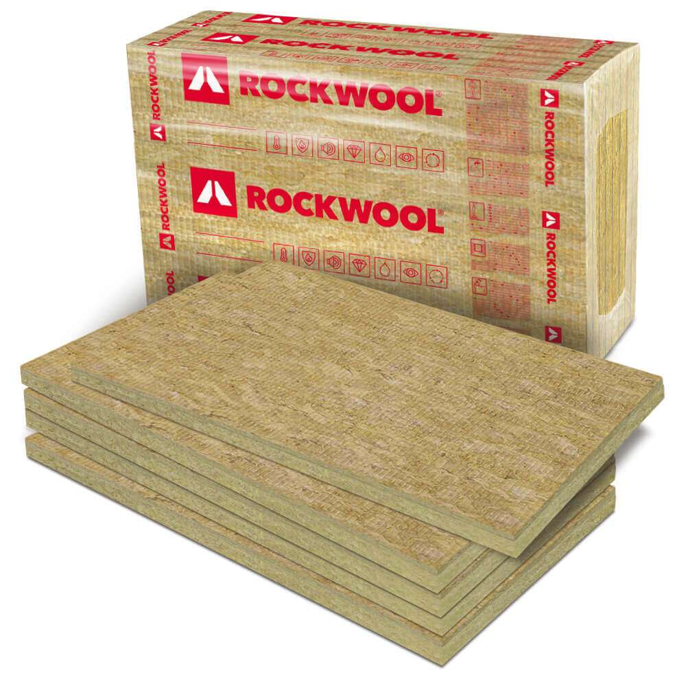 Rockwool Trennfugenplatte Splitrock 30mm für Hauswände – Ortbeton