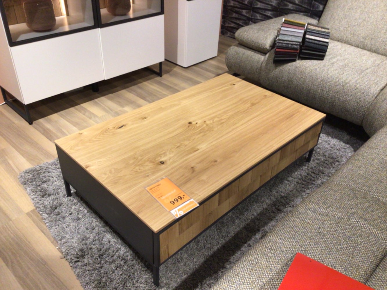 Möbel Couchtisch Teja Loddenkemper Lack grau XXXLutz Hirschaid