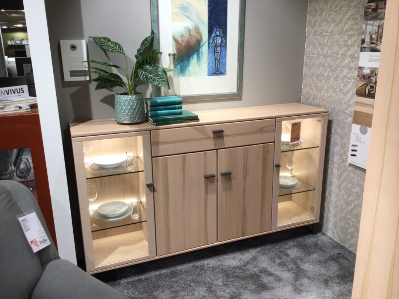 Möbel Sideboard Ikarus Buche Hell RMW Invivus XXXLutz Hirschaid