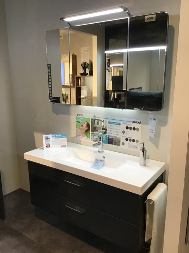 Pelipal Bad Balto anthrazit Hochglanz