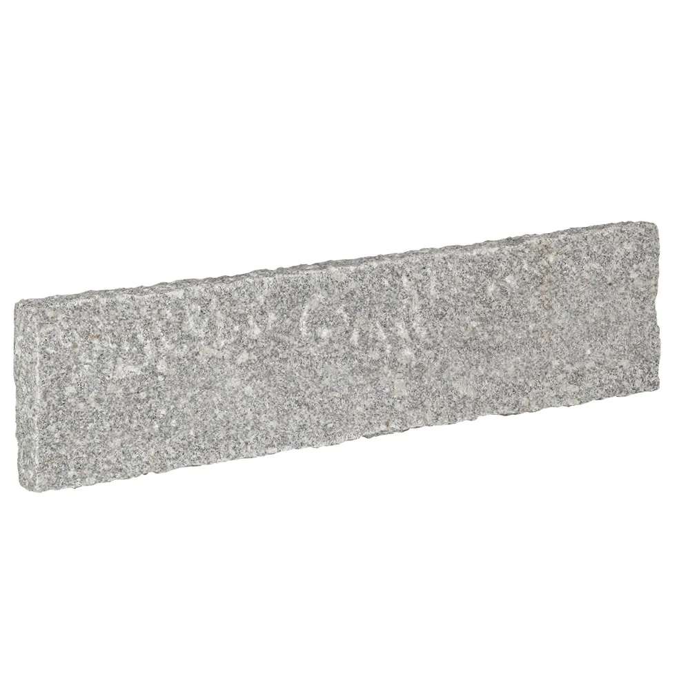 Randstein Granit Hellgrau Classic 50x8x20 cm